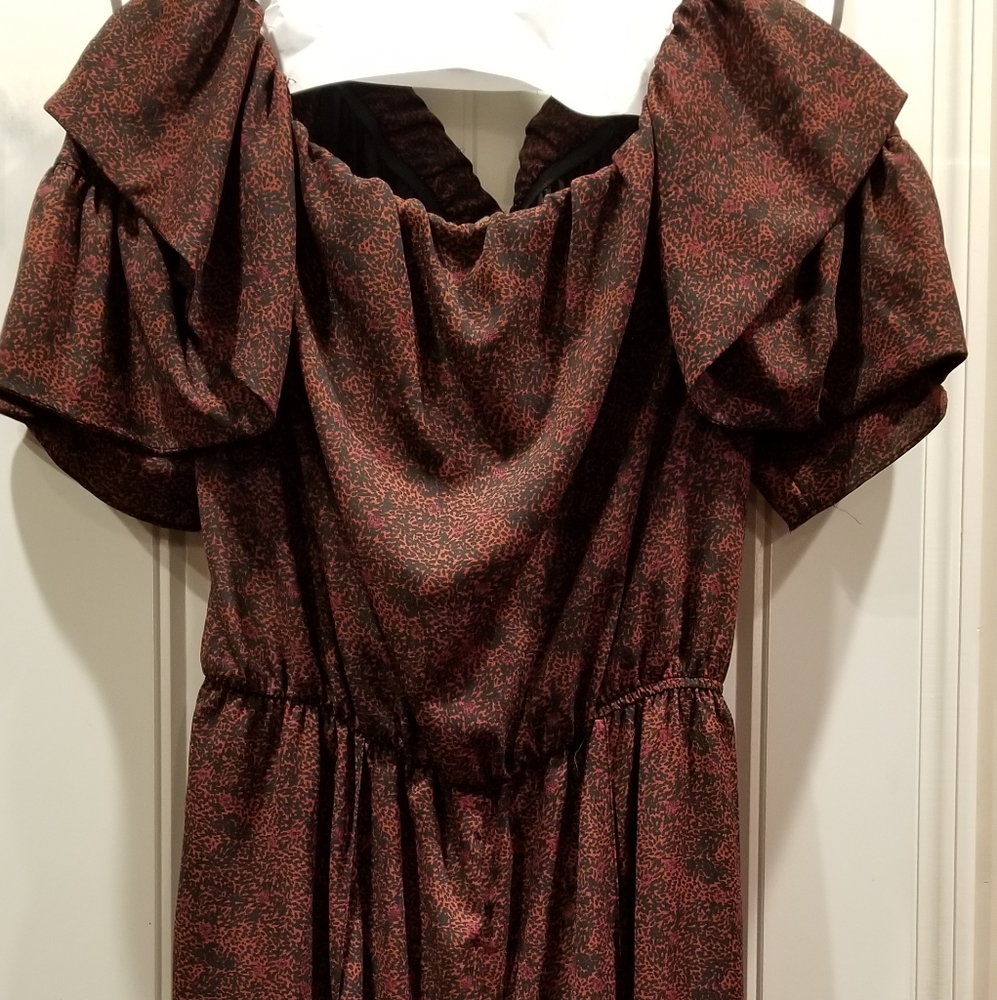 Gibson Latimer Red and Black Jumpsuit Sz Large